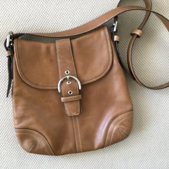 Vintage Authentic Leather Coach shoulder Soho Bag - Picture 6 of 8